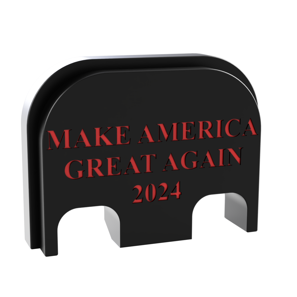Make America Great Again 2024 Glock Slide Back Plate