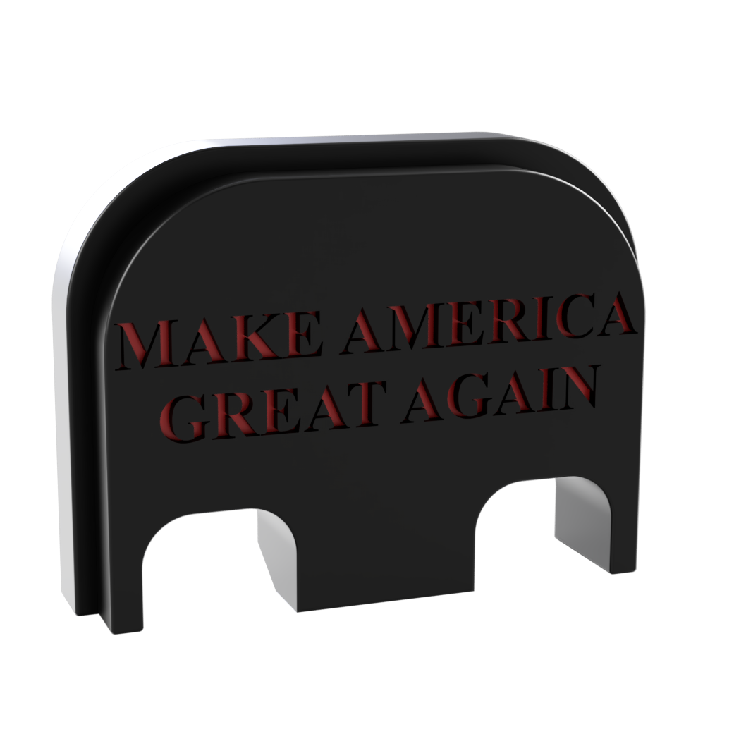 Make America Great Again Glock Slide Back Plate