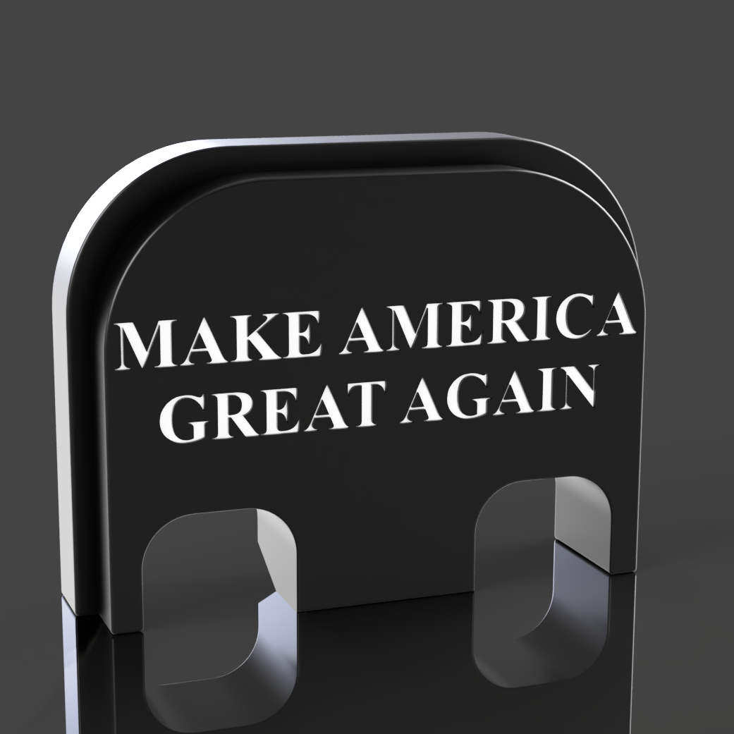 Make America Great Again Glock Slide Back Plate