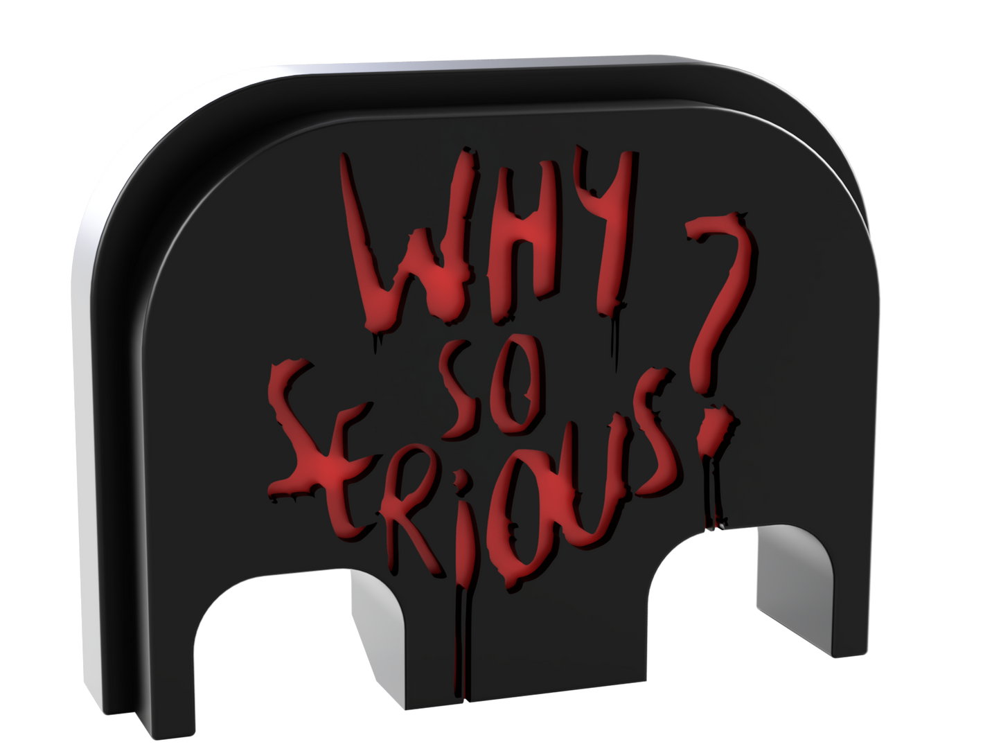 Why So Serious Custom Back Plate