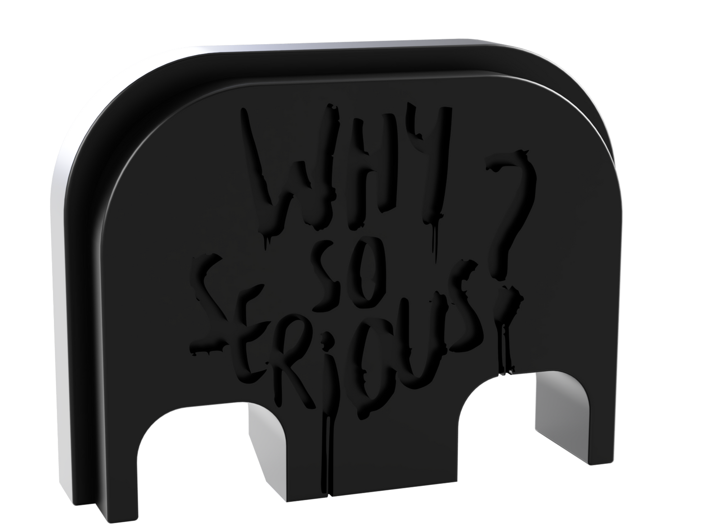Why So Serious Custom Back Plate
