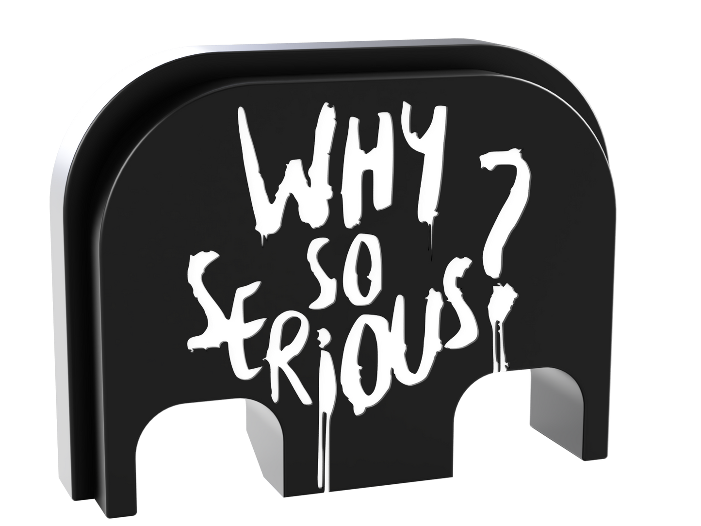 Why So Serious Custom Back Plate