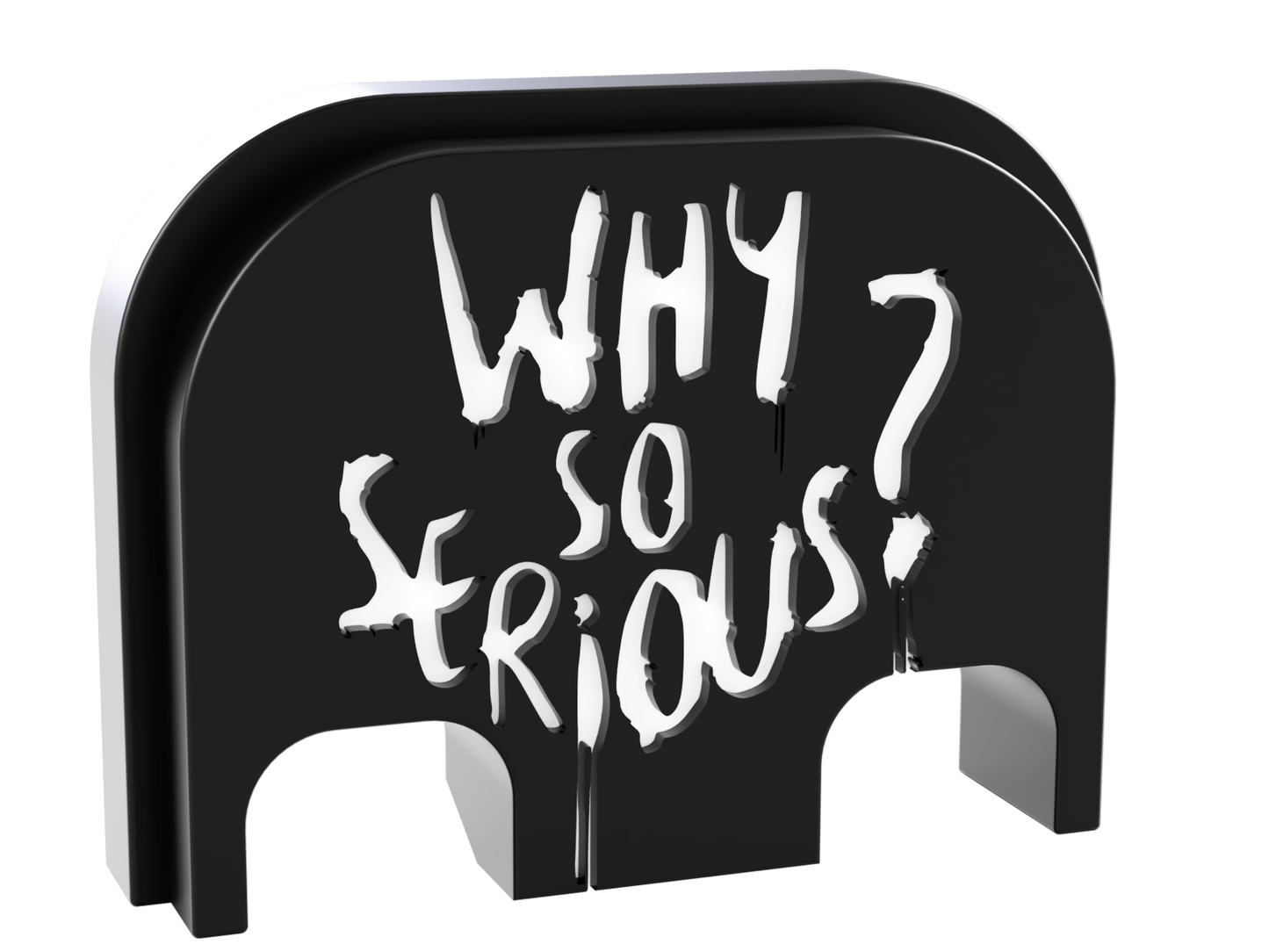 Why So Serious Custom Back Plate