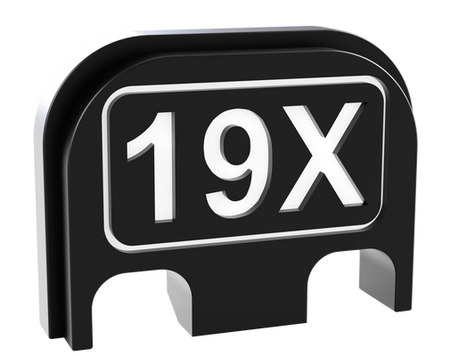 Glock 19 43 number Custom Back Plate