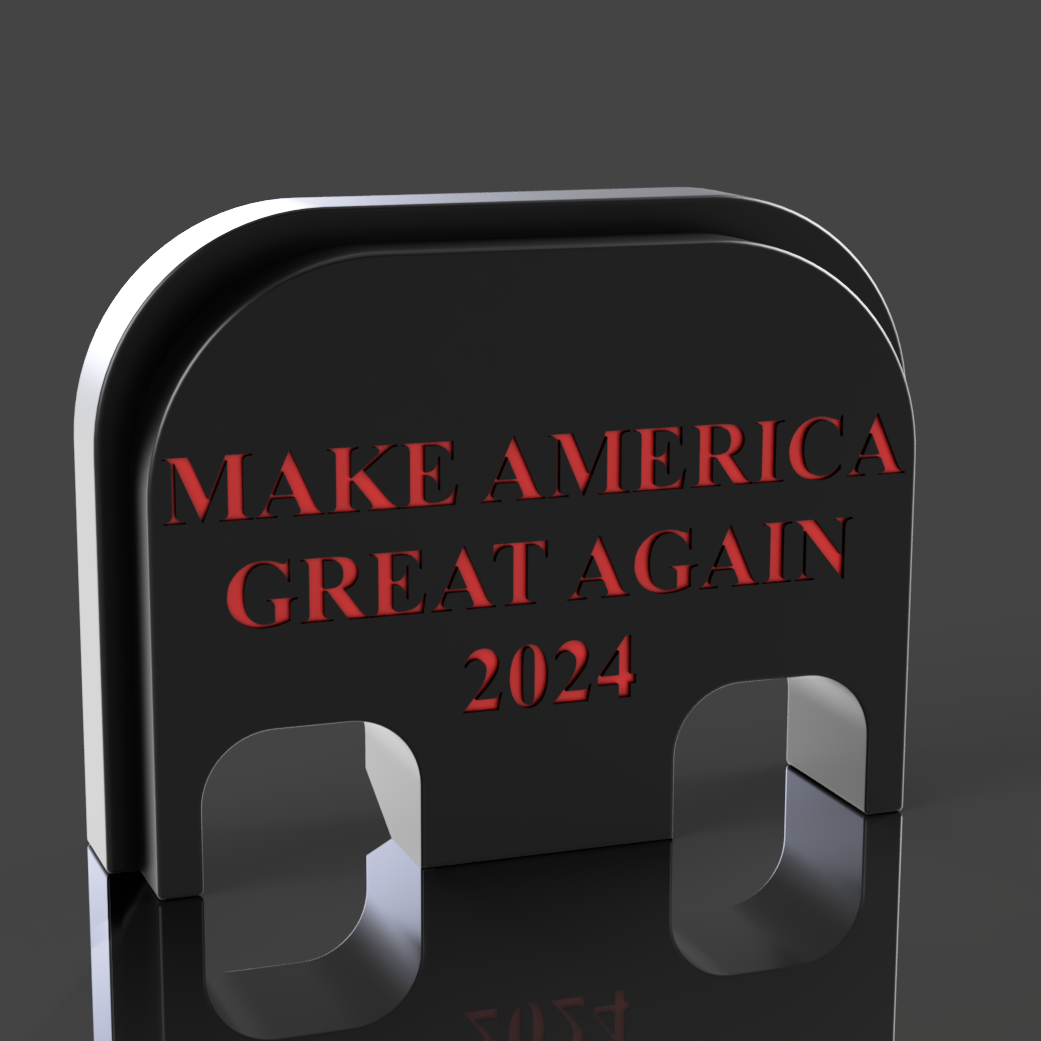 Make America Great Again 2024 Glock Slide Back Plate