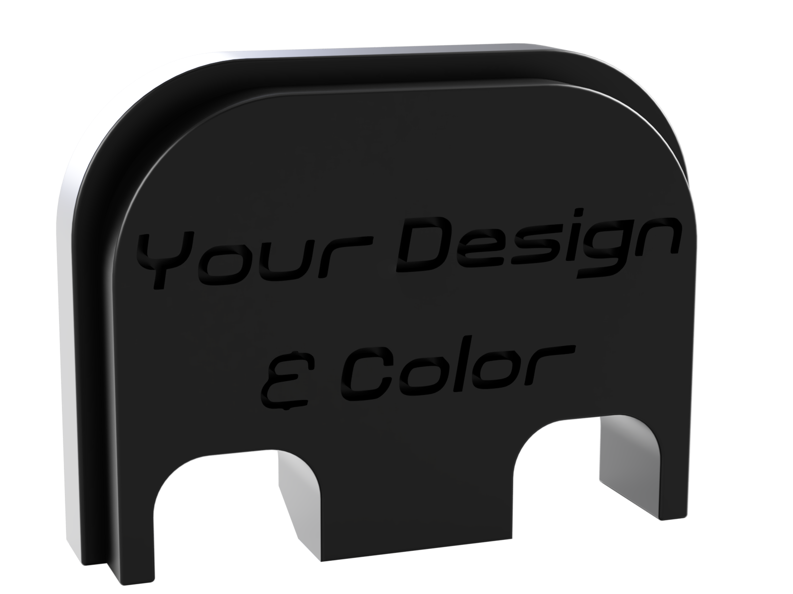 Custom Laser & CNC Engraved Back Plates β GlockSlideBackPlate.com