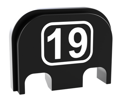 Glock 19 43 number Custom Back Plate